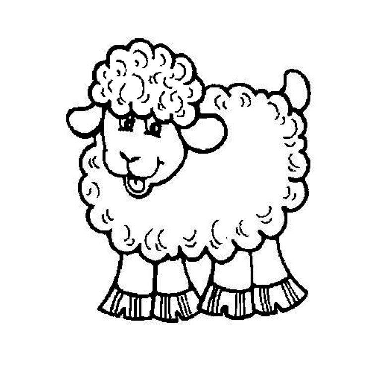 coloriage mouton gratuit