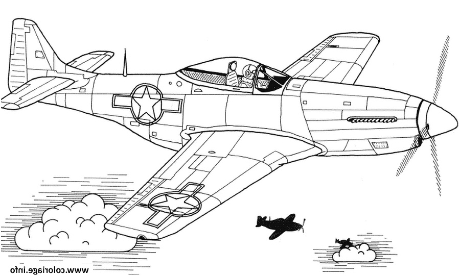 mustang coloriage