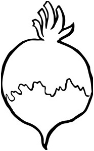 Coloriage Navet Élégant Coloriage Navet à Imprimer