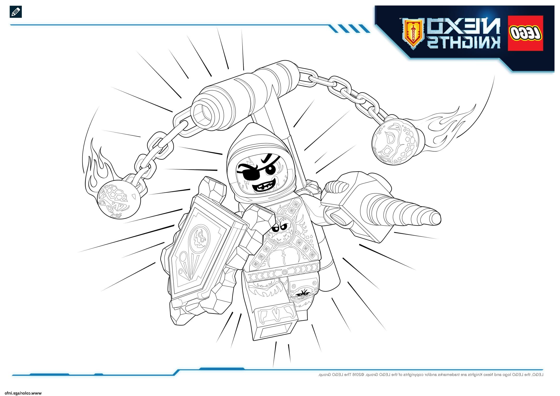 lego nexo knights monstres ultimate 1 coloriage dessin