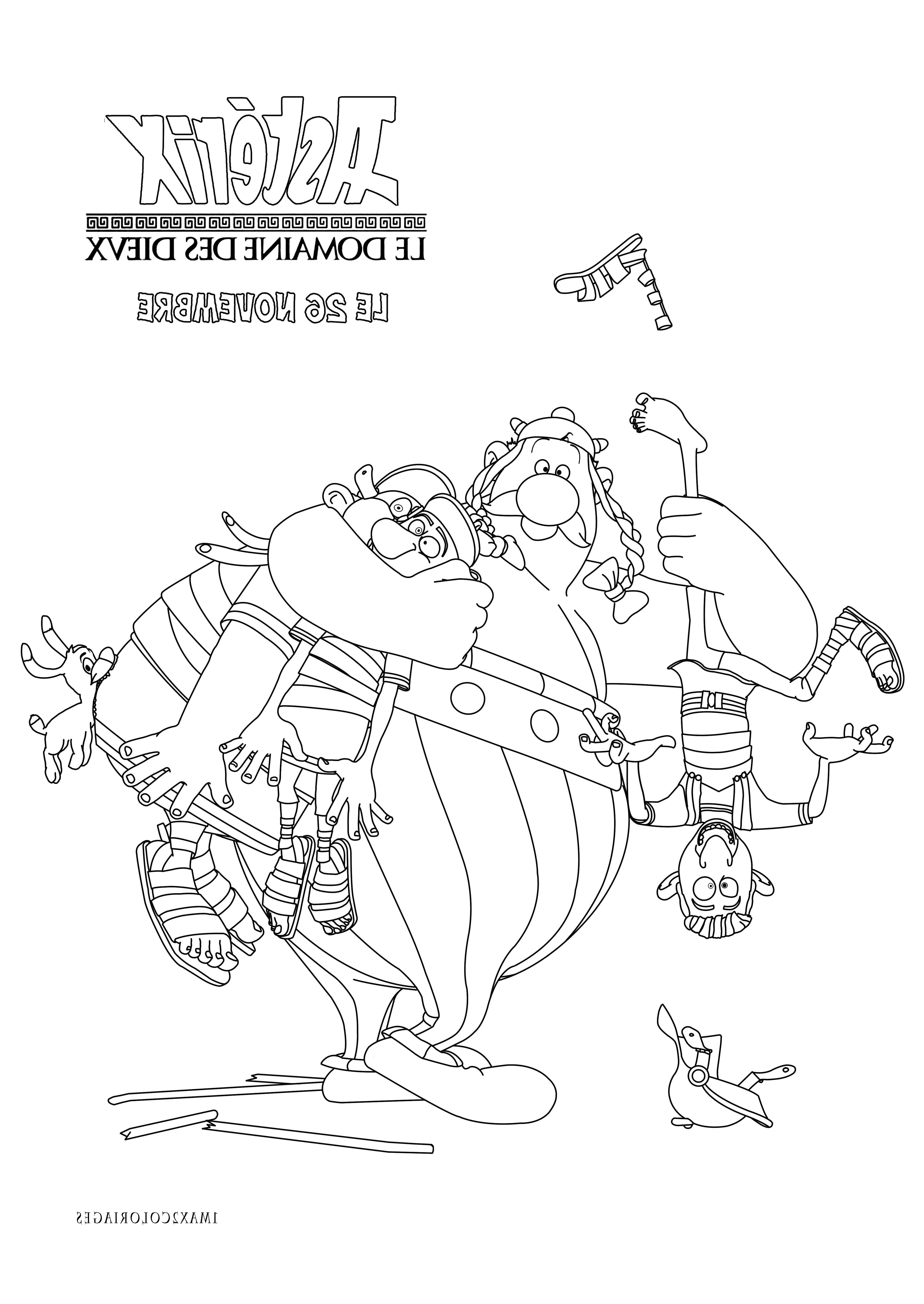 coloriage d asterix et obelix 190 dessins de coloriage asterix imprimer sur laguerche page 4