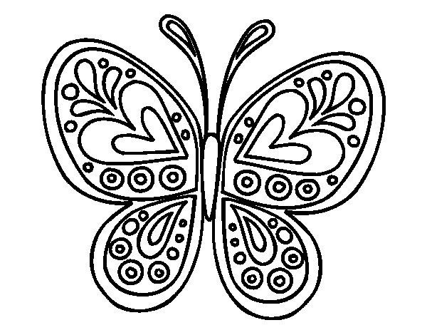 borboleta para colorir e imprimir muito facil