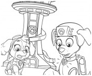Coloriage Pat Patrouille Zuma Génial Coloriage Pat Patrouille Gratuit à Imprimer