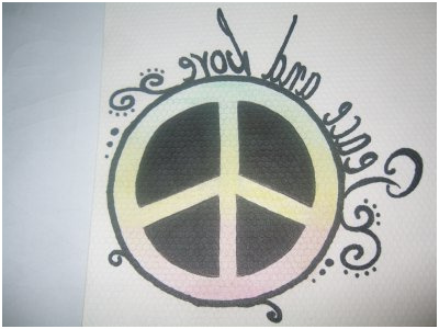 Mes dessins Peace and Love