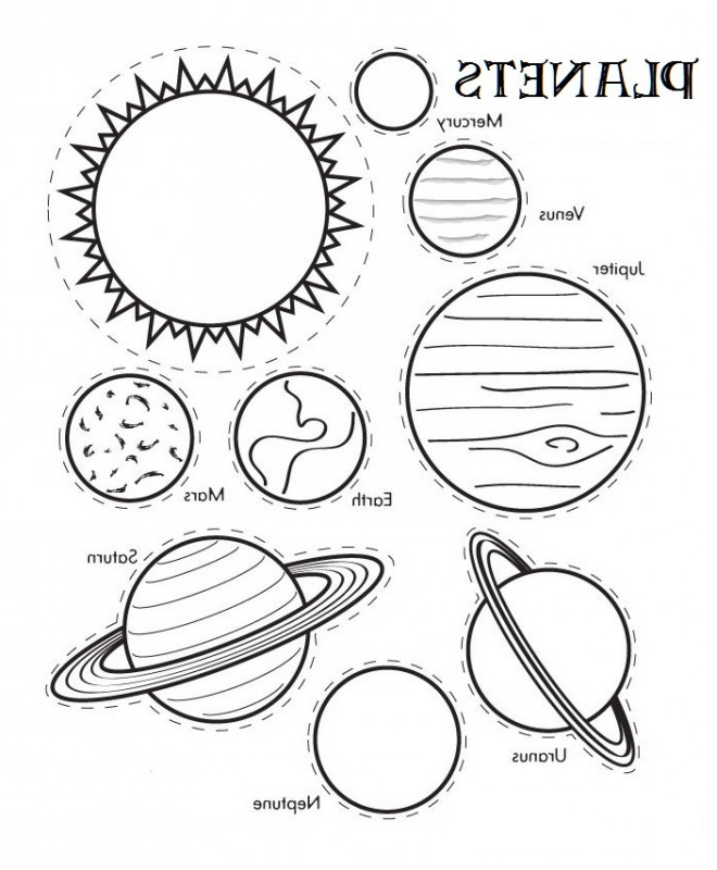 planetes et systeme solaire couleur