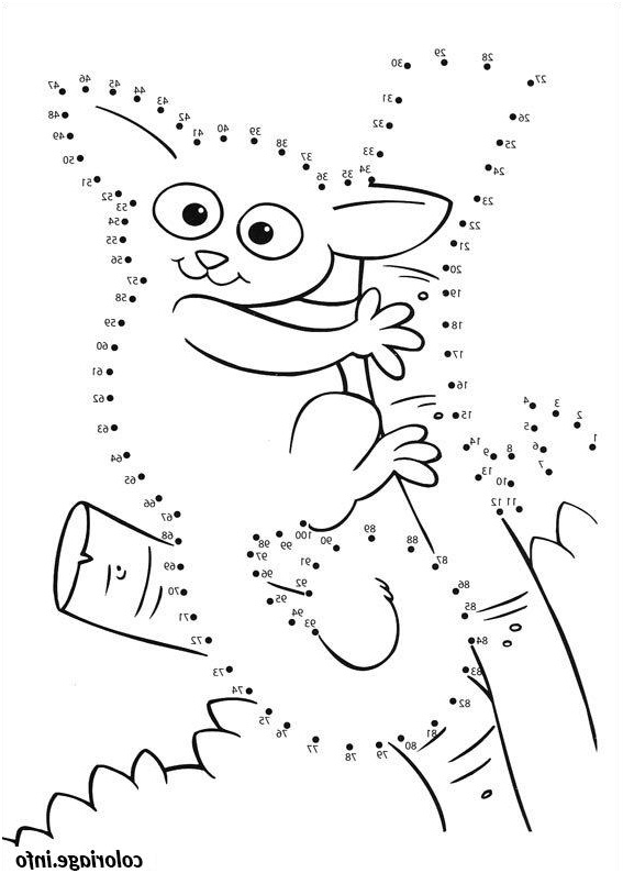 point a relier cp animal ouistiti coloriage 2641