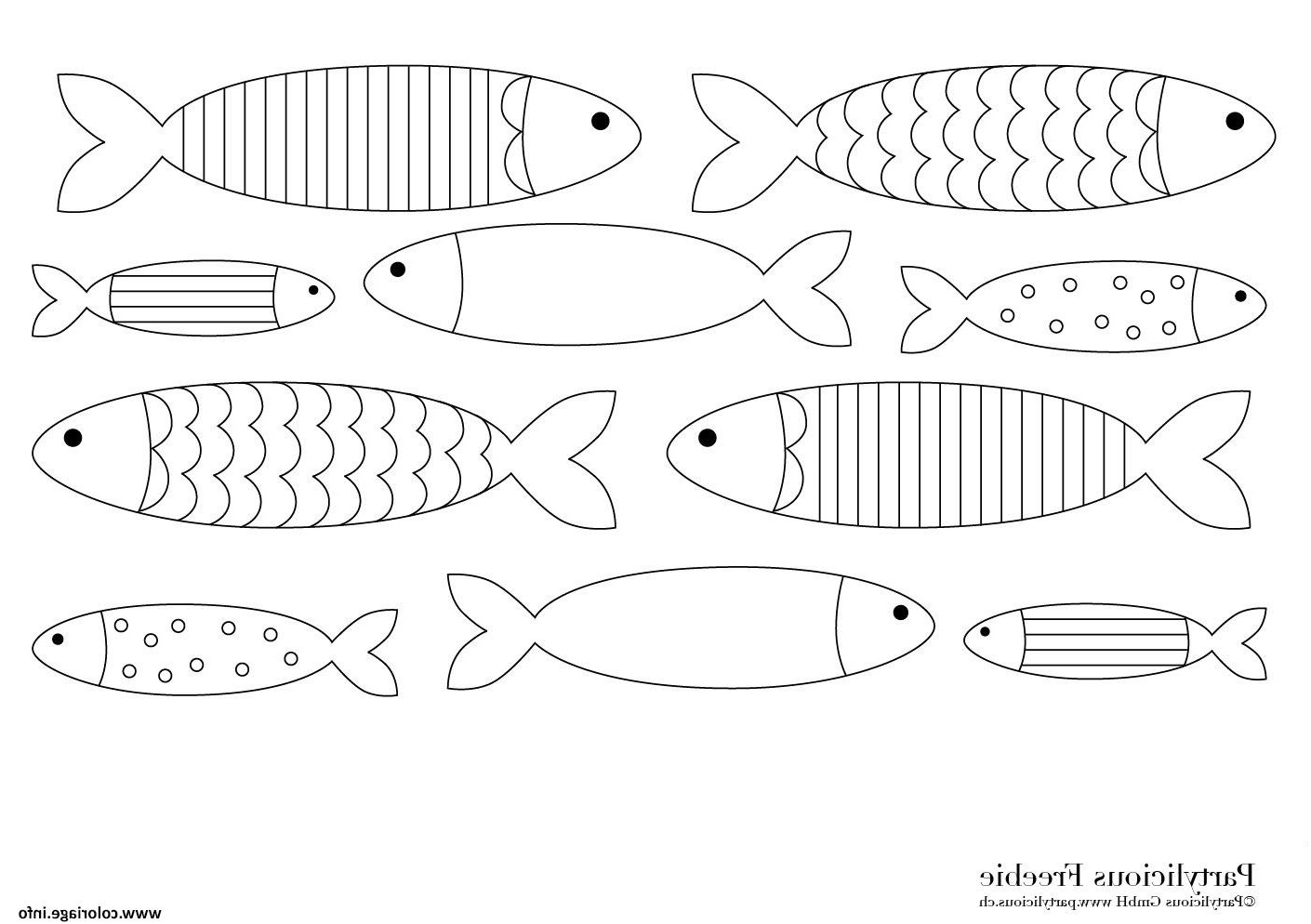 poisson avril par partystudio coloriage dessin