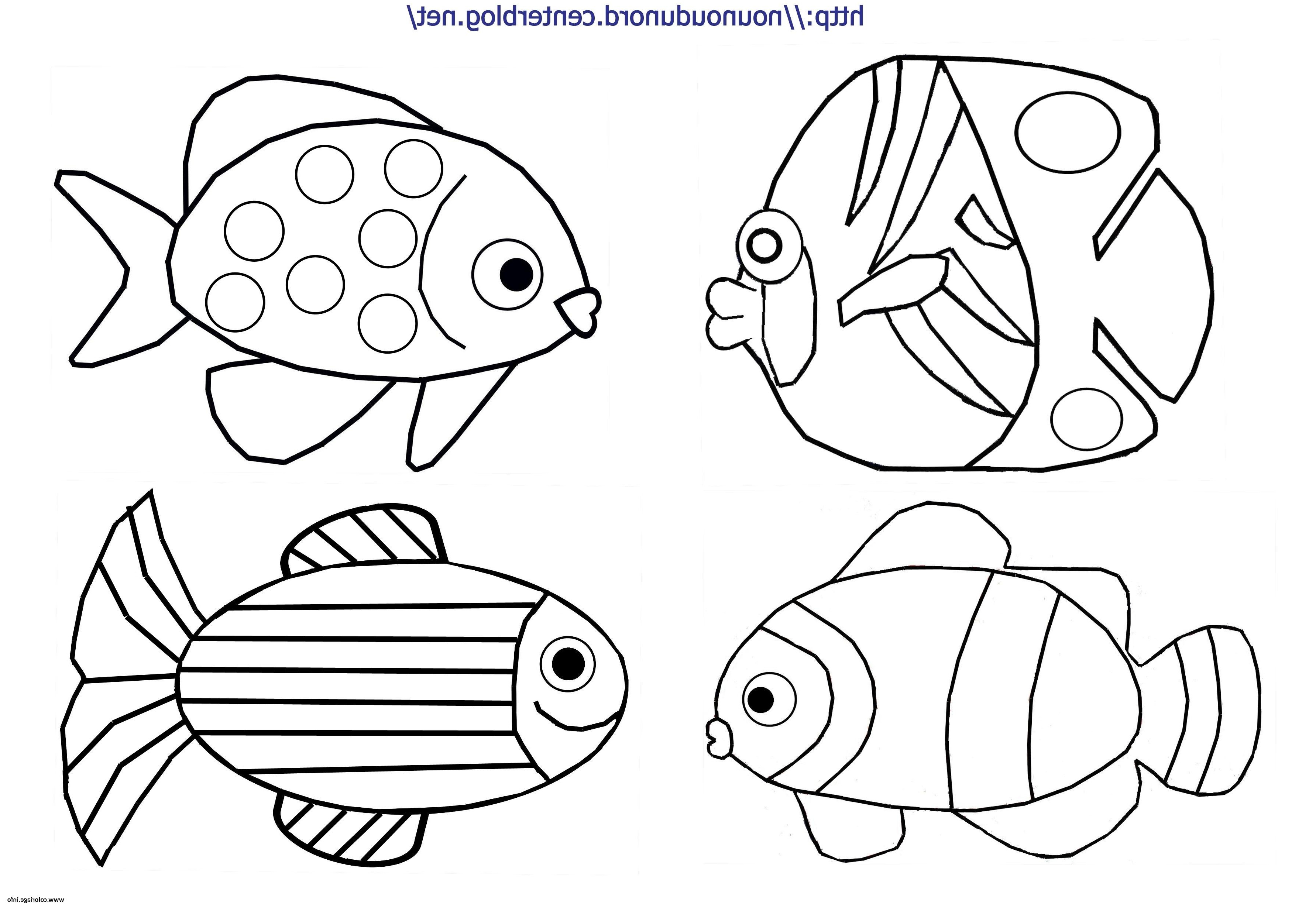 poisson davril dessin coloriage dessin