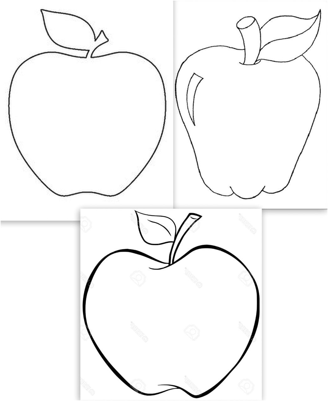 coloriage d une pomme dessins grosses pommes pomme pinterest
