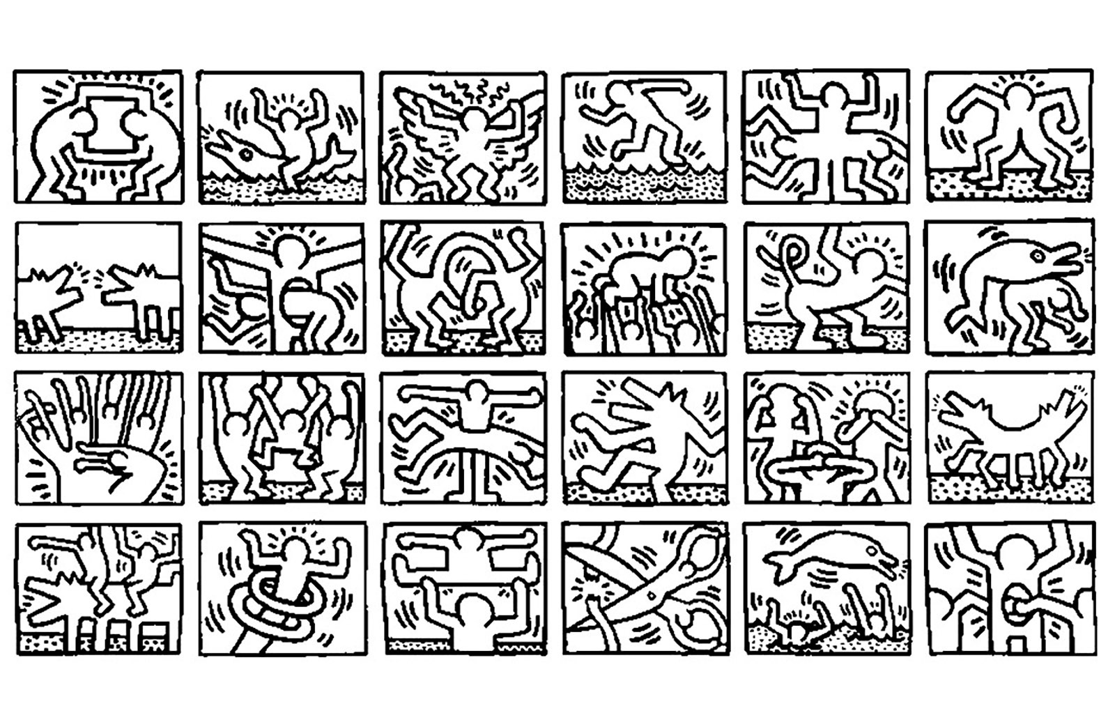 image=pop art coloriage adulte keith haring 4 1