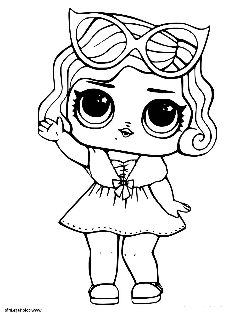 leading baby from surprise coloriage dessin
