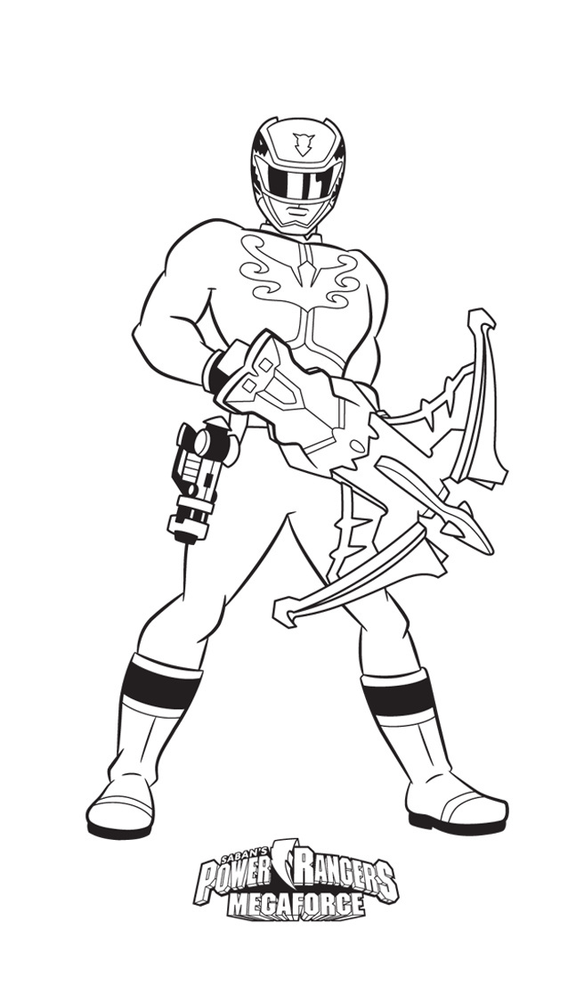 dessin imprimer power rangers ninja