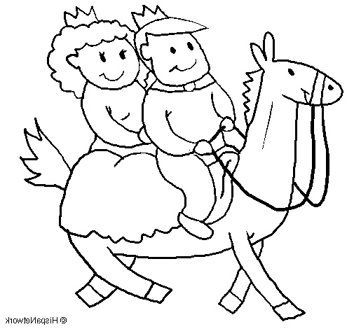 prince et princesse a cheval