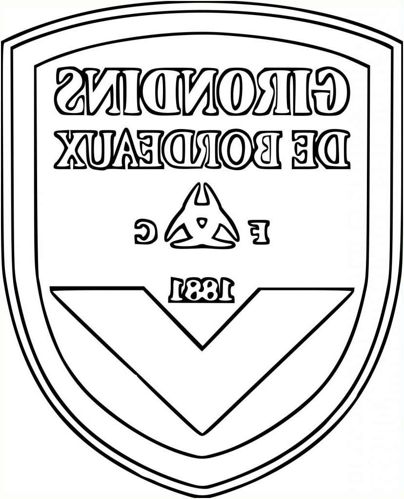 coloriage psg nouveau logo