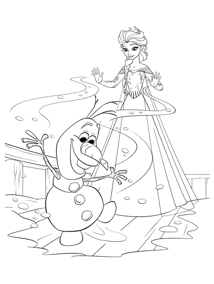 la reine des neiges coloriages pour les 2 ans du dessin anime