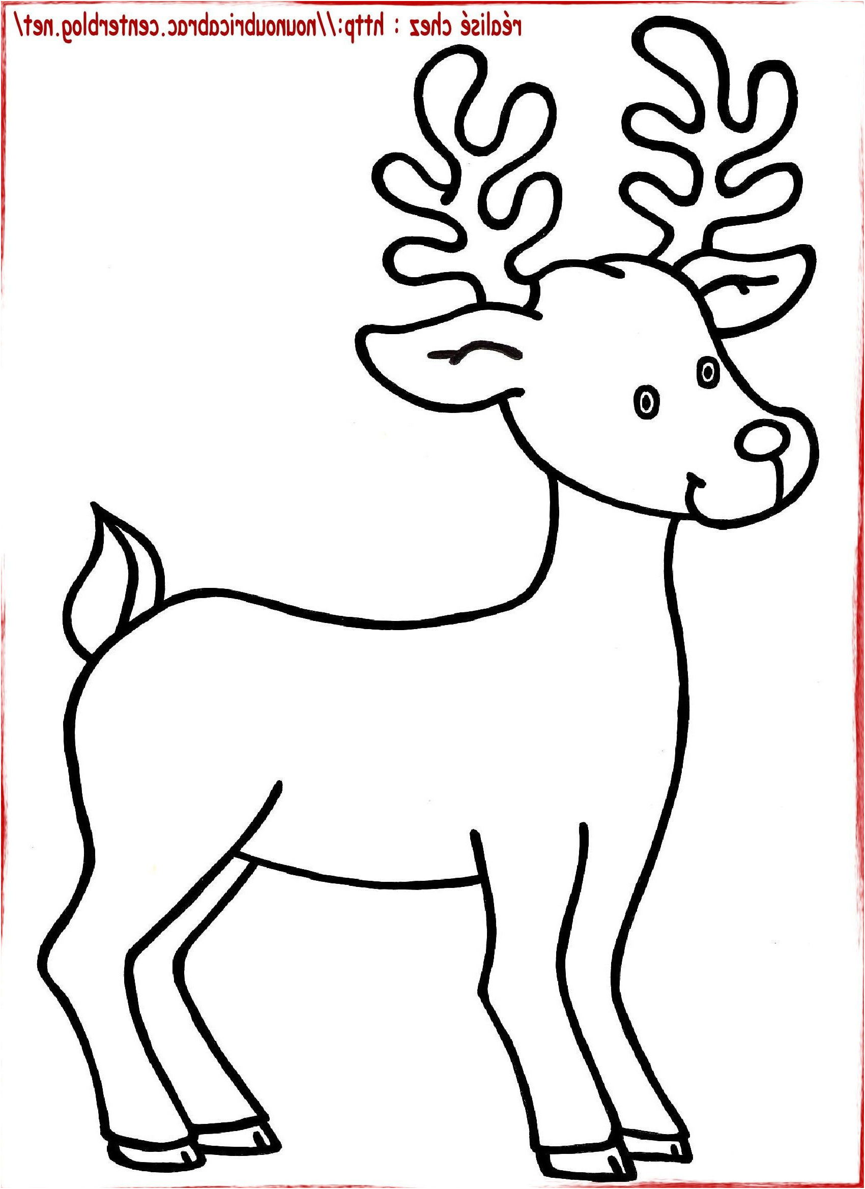 Coloriage Renne De Noel Meilleur De Coloriages Hiver Noel Nouvel An Page 3