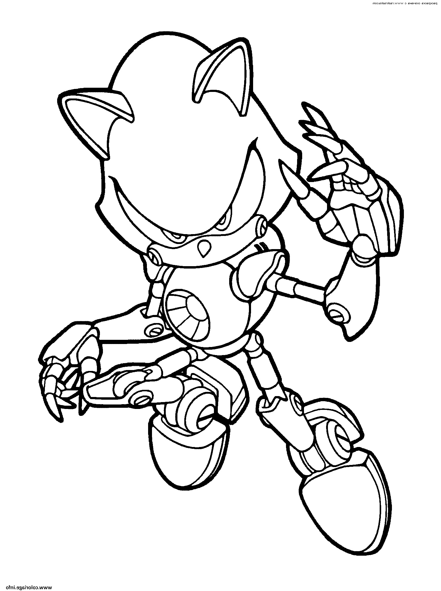 sonic robot 2 coloriage