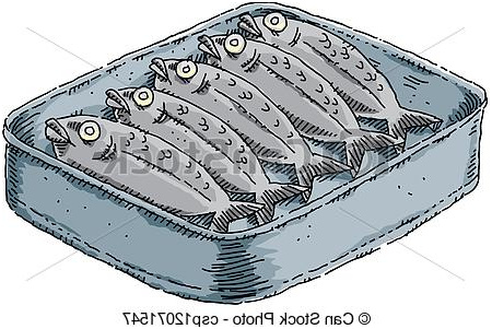 dessin animé sardines