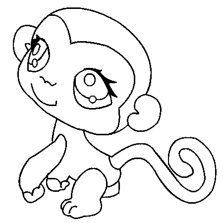 dessin de singe 6
