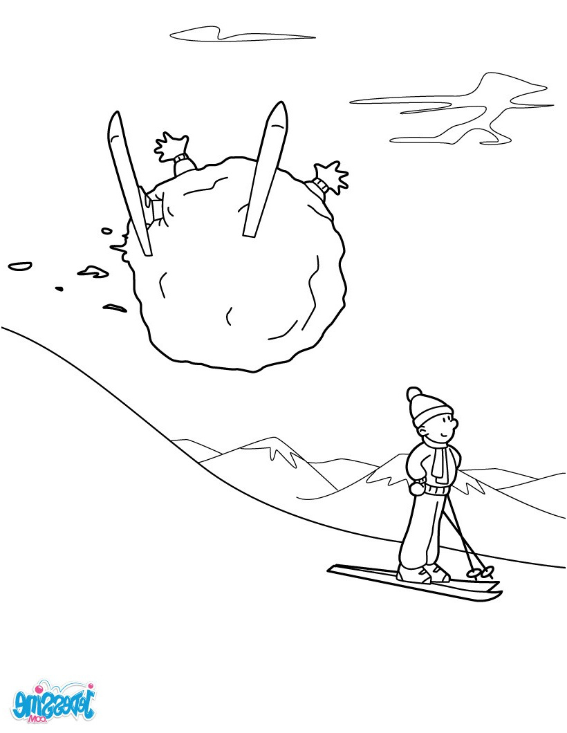 chute a ski