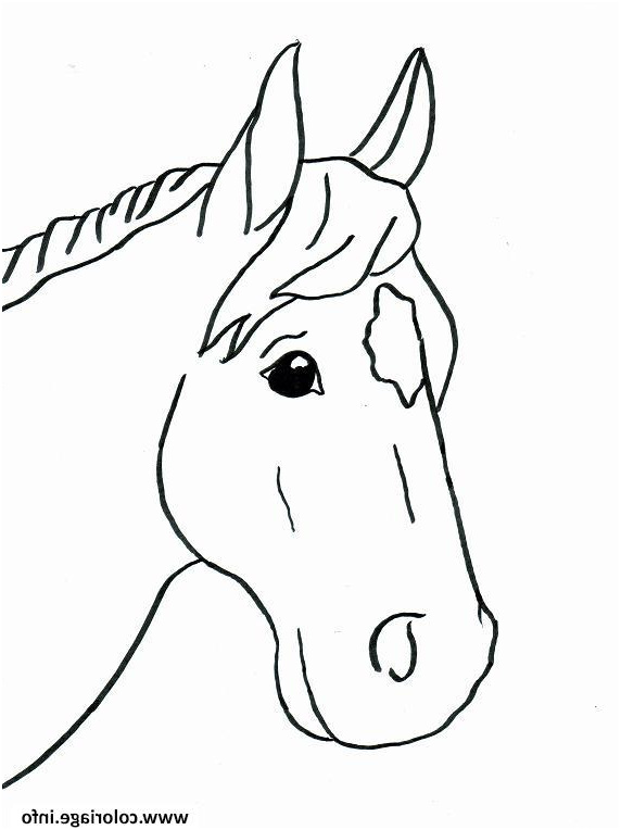 cheval facile 46 coloriage dessin