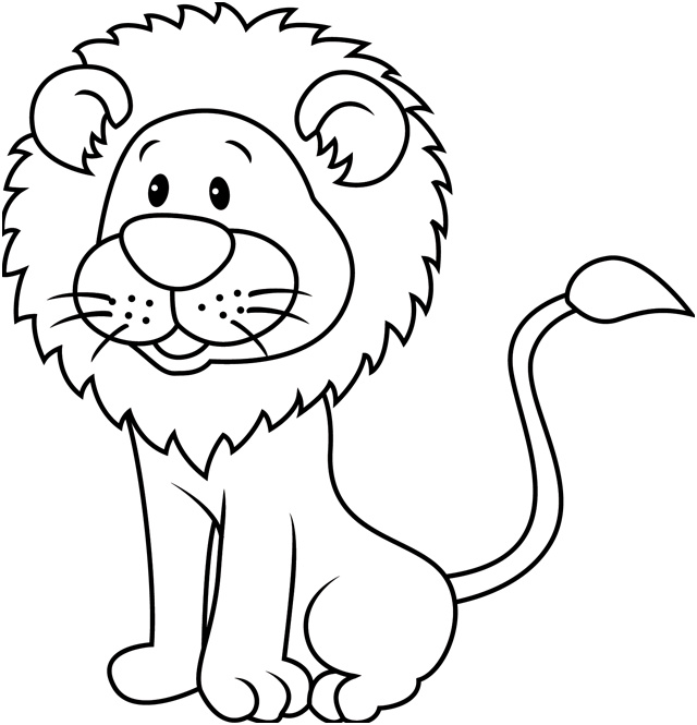 coloriage a dessiner mandala lion a imprimer