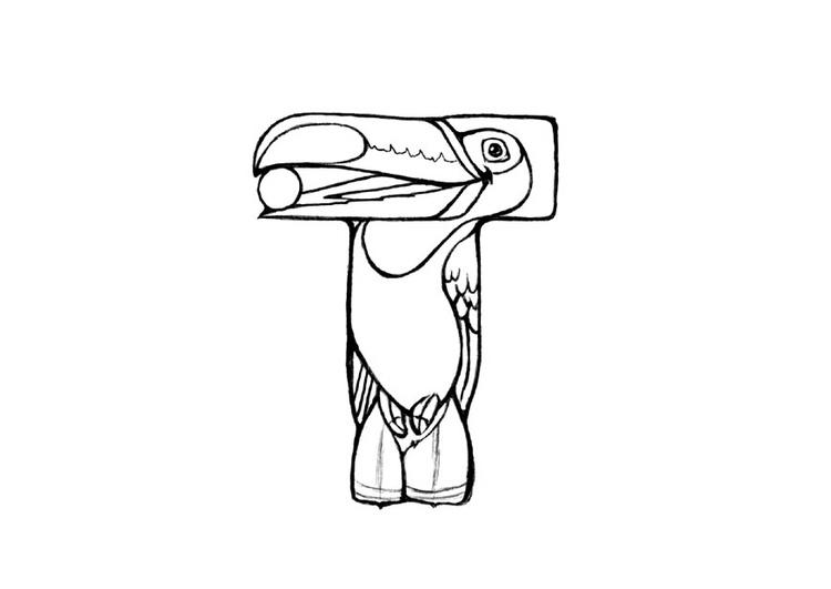coloriage t toucan i