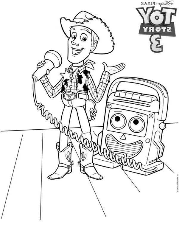 Coloriage Toy Story Woody2
