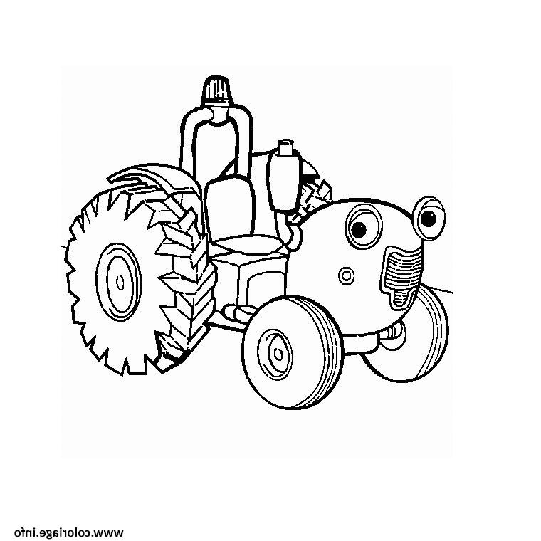 tracteur tom coloriage