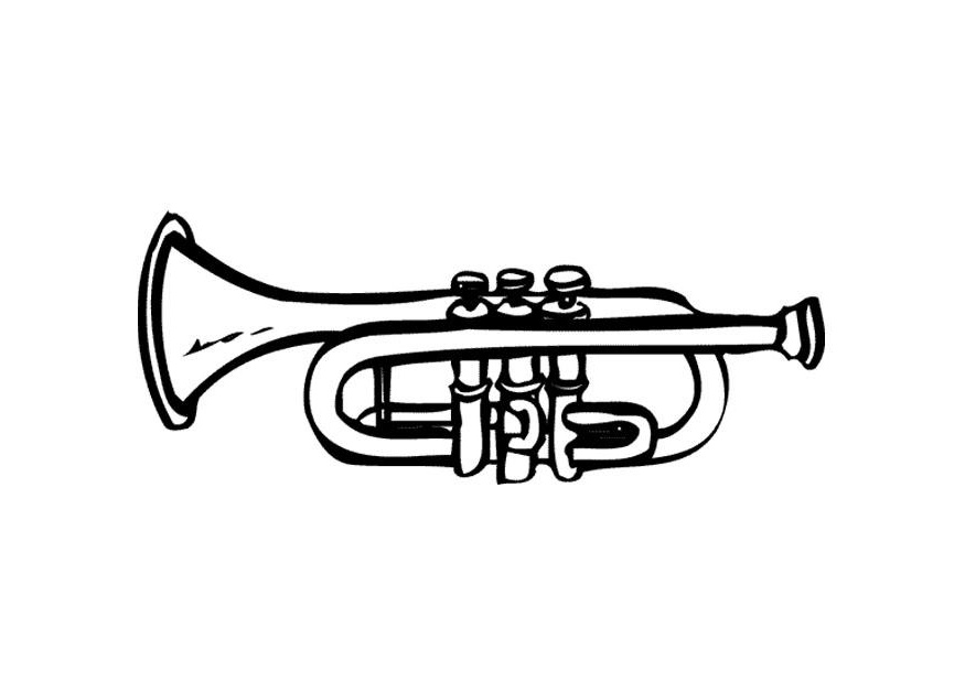 coloriage trompette i9593