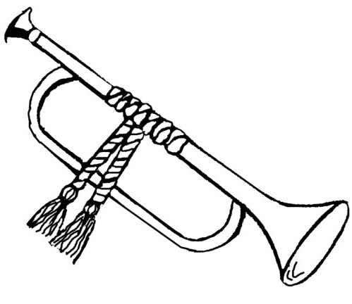 article coloriage trompette