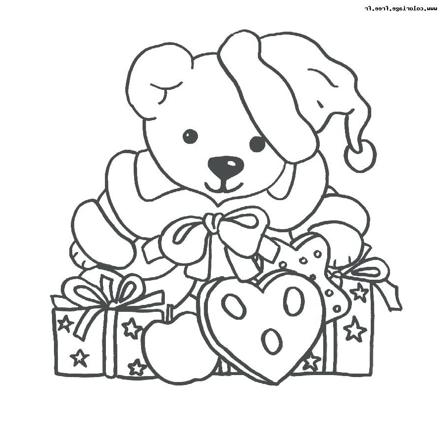 coloriage peluche ty