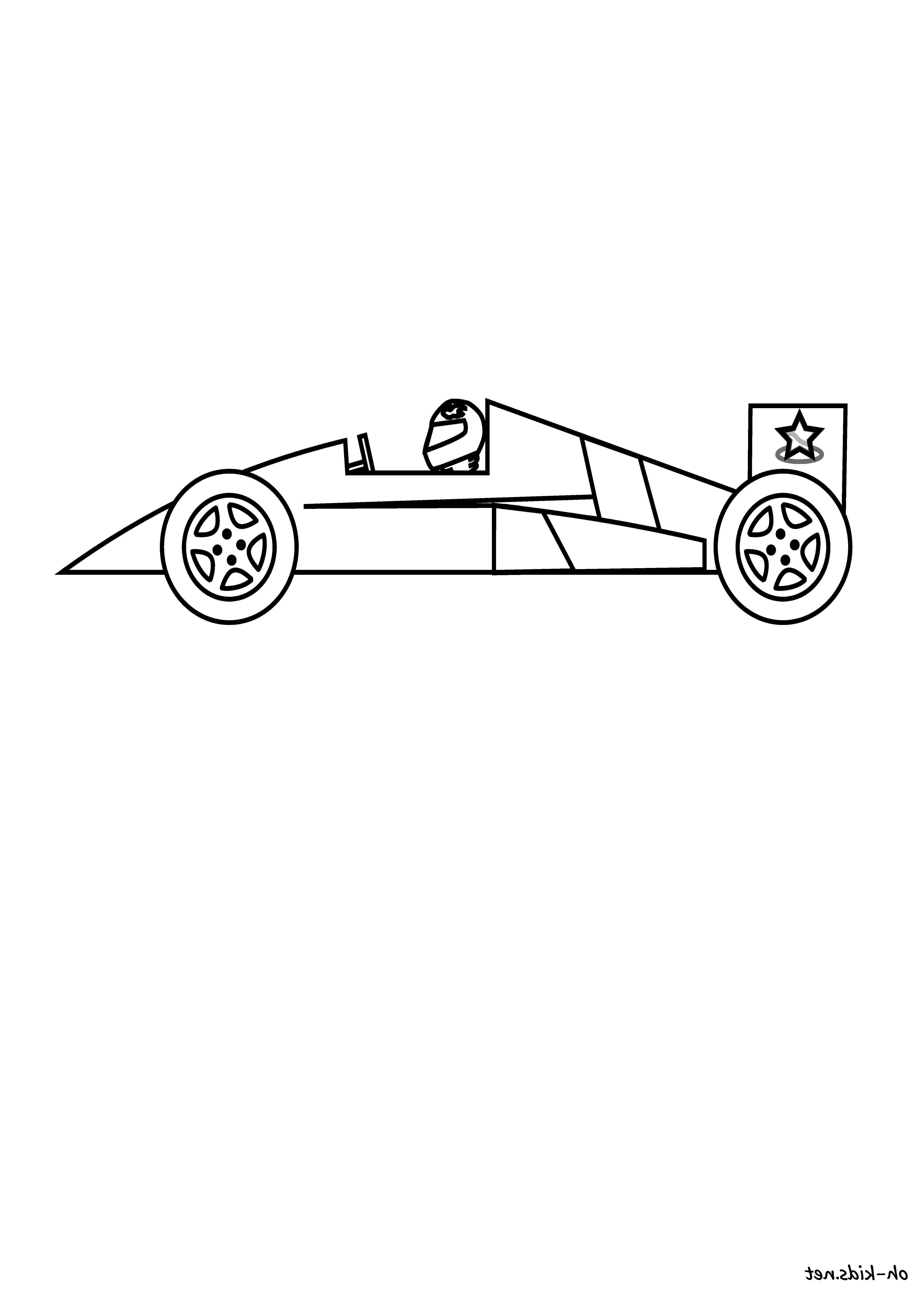 dessin voiture de course imprimer