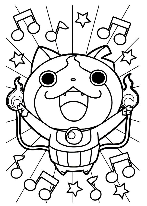 Coloriage Yo Kai Watch 2 Luxe Coloriages Yo Kai Watch Et Dessins à Imprimer