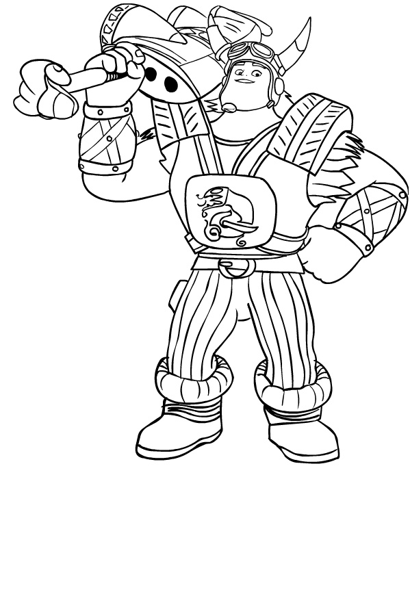 Coloriage Zak Storm Unique Coloriage De Crogar Di Zak Storm