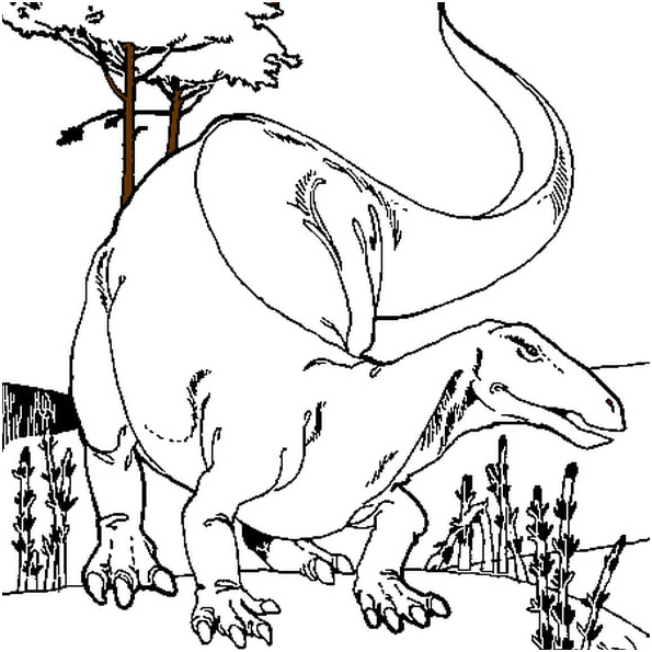 dinosaure herbivore coloriage