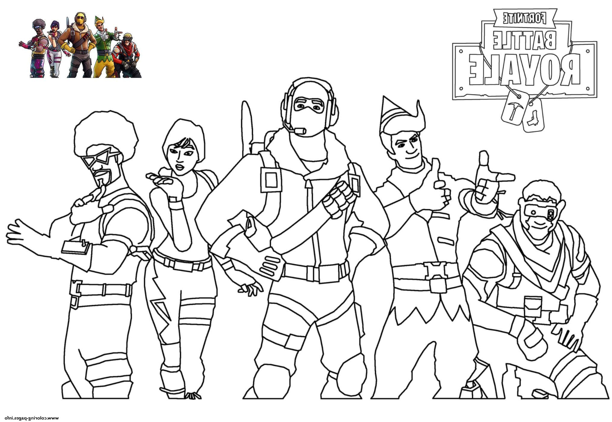 skins picture fortnite printable coloring pages book