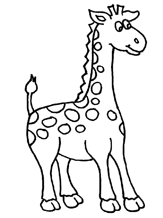 coloriage Girafe 1