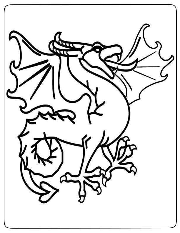 coloriage dragons a imprimer