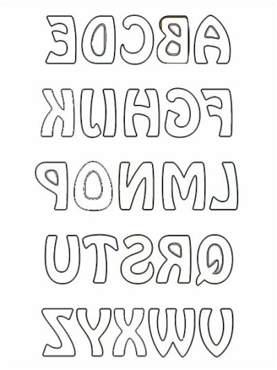 lettre de l alphabet coloriage a dessiner