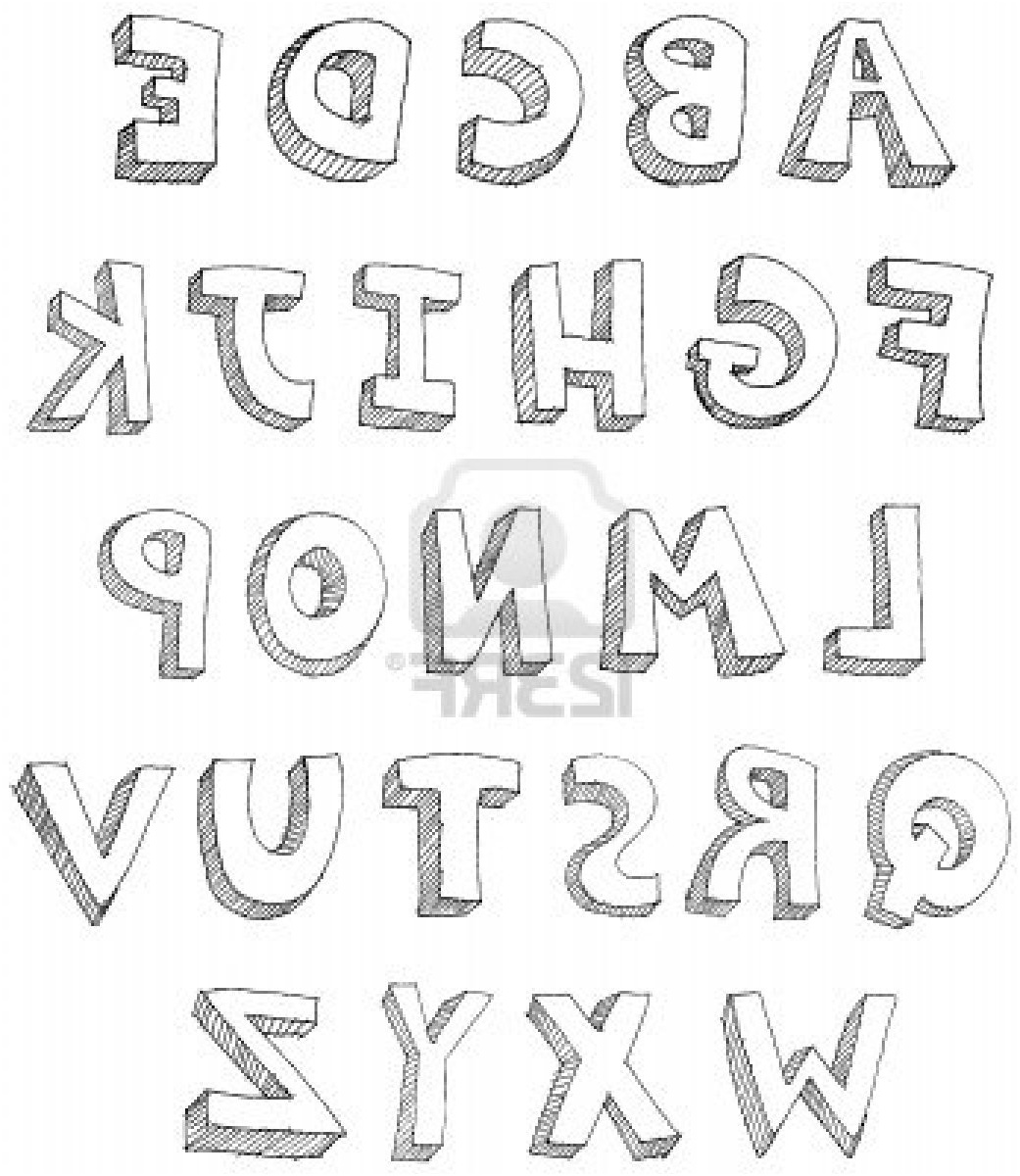 coloriage lettre alphabet sympa