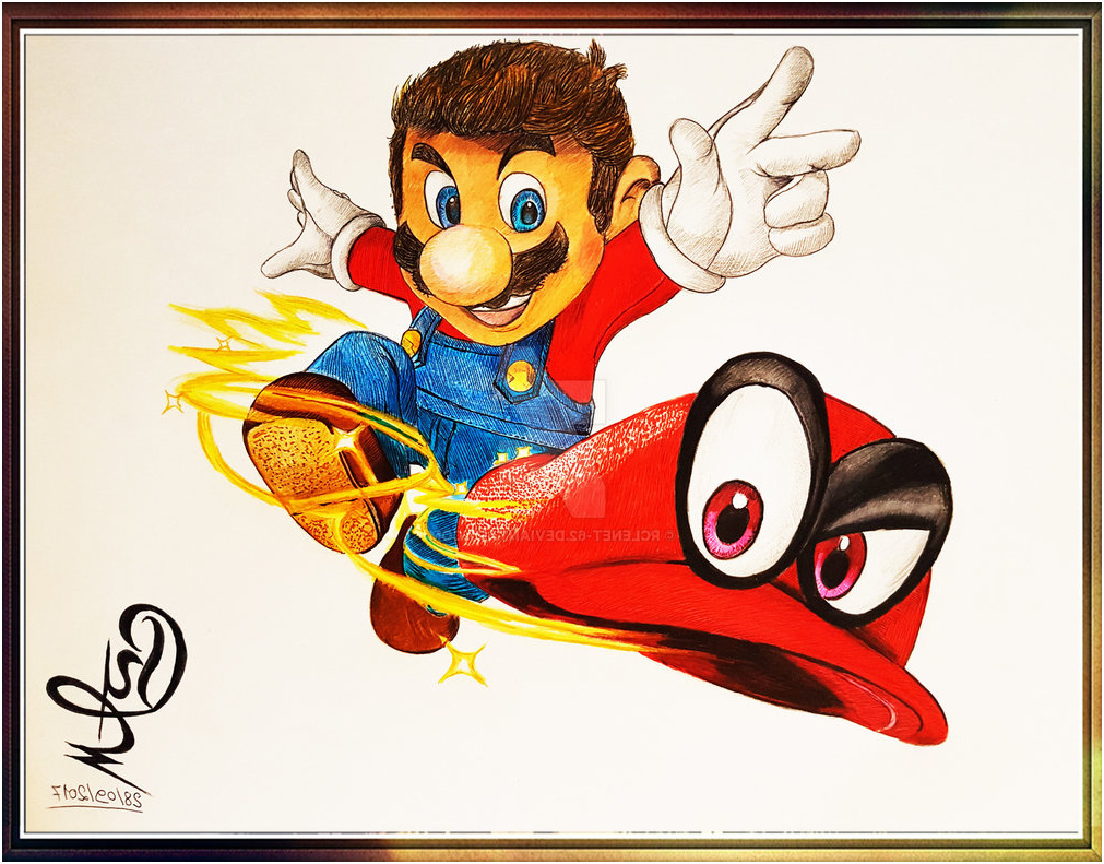 Dessin Super Mario Odyssey