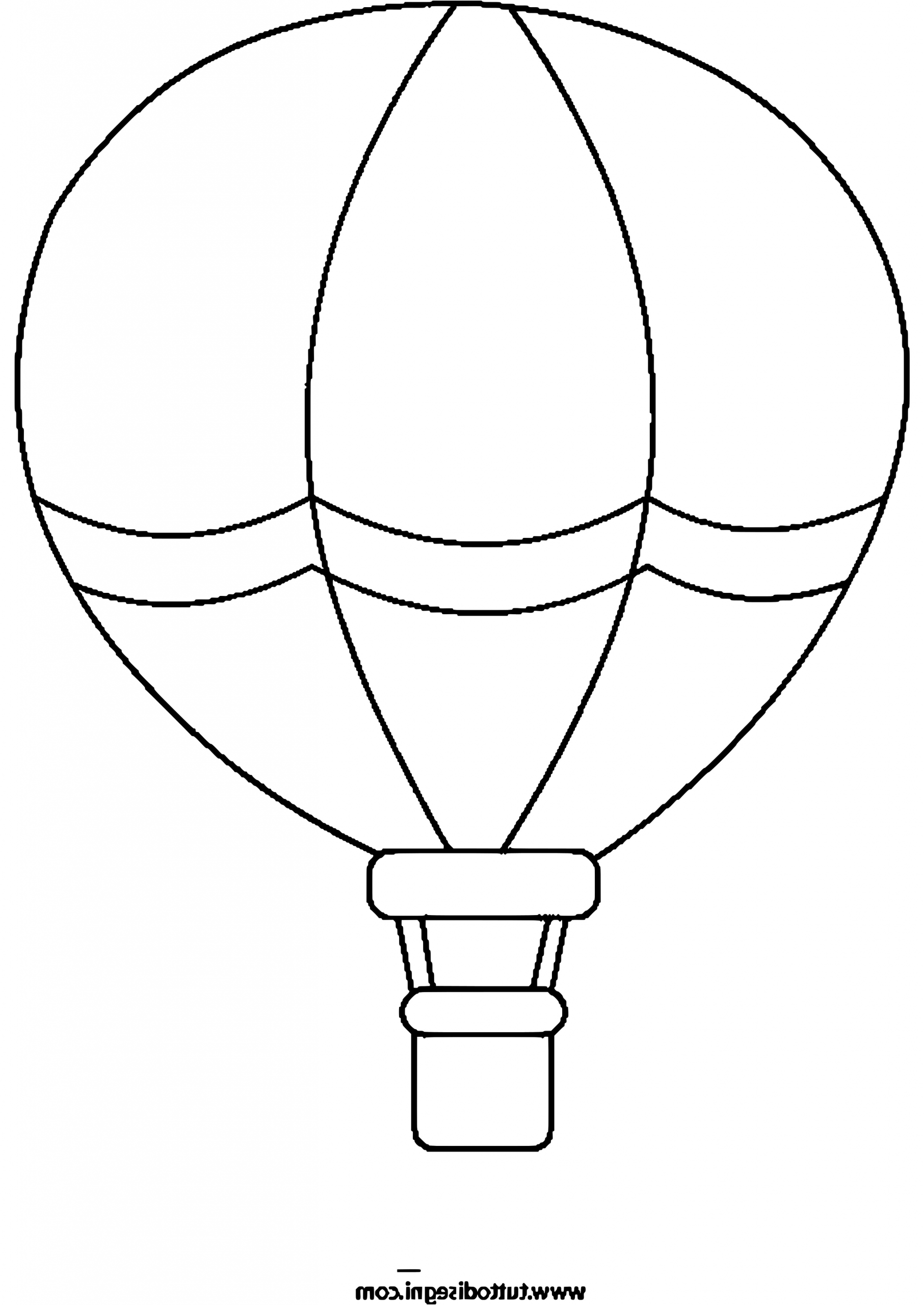 dessin montgolfiere en ligne