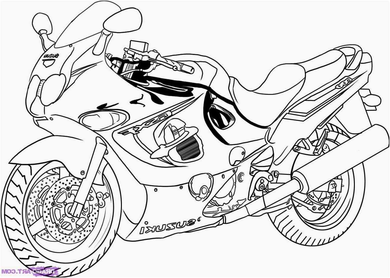 dessin de moto colorier