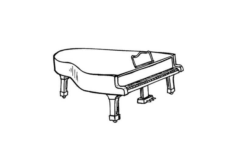 coloriage piano a queue i9595