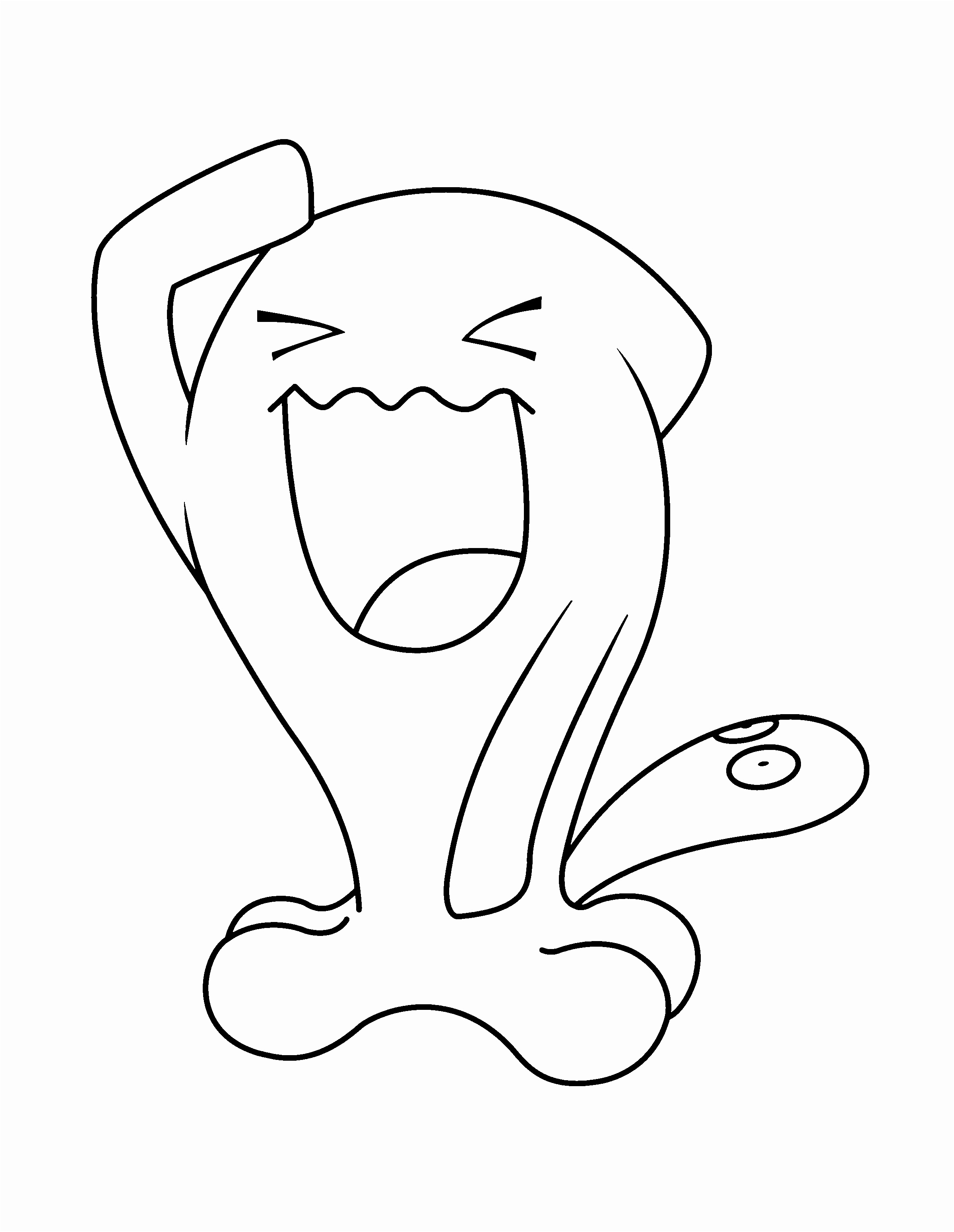 coloring pages for kids pokemon servine