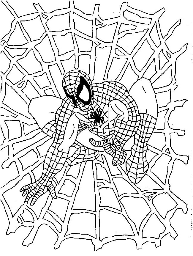 spiderman coloring pages 2