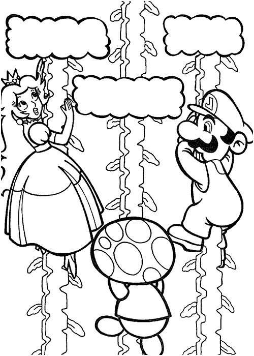 coloriage Mario 0