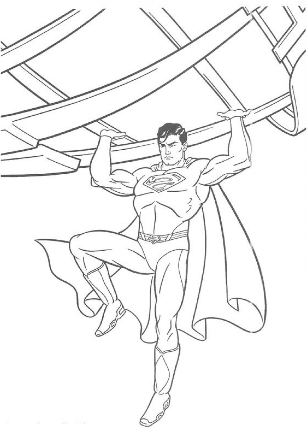 superman coloring pages