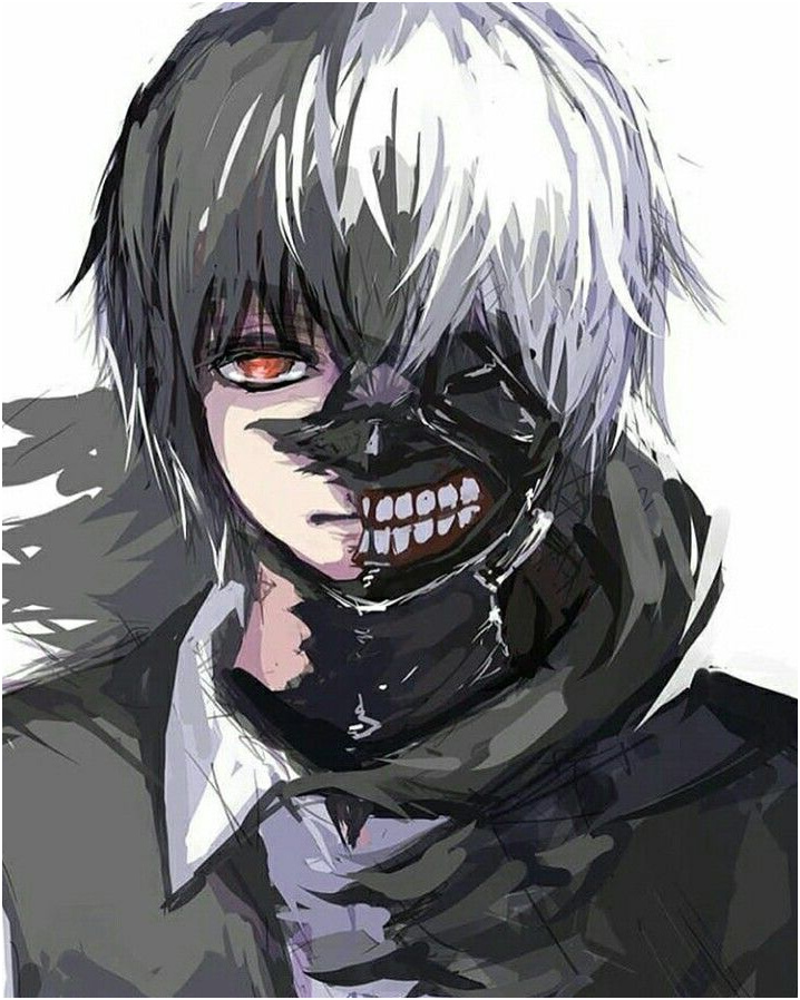 coloriage tokyo ghoul